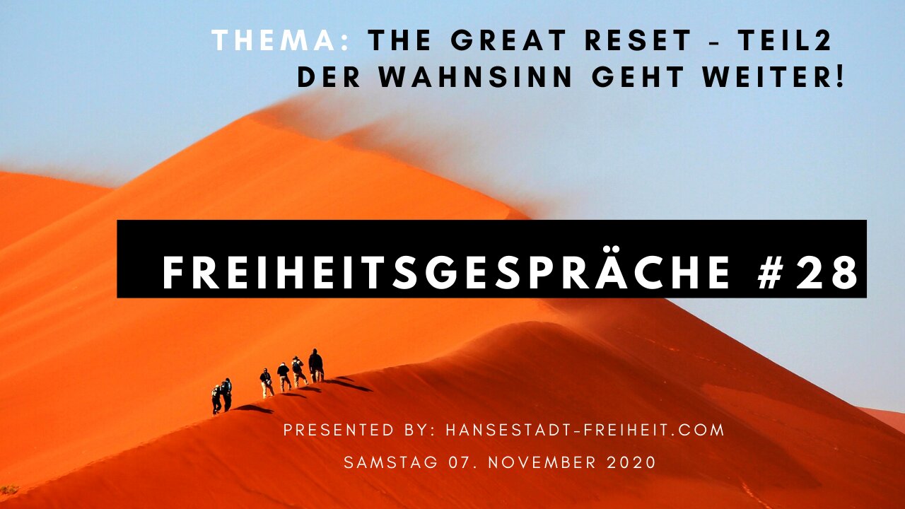 FREIHEITSGESPRÄCHE #28 vom 7. 11.20