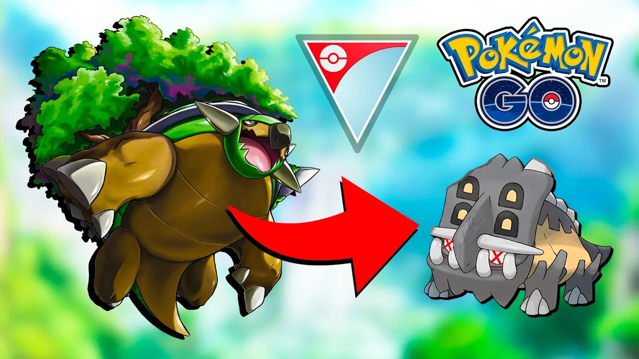 Torterra COUNTER de Bastiodon! Time anti meta na Copa Sinnoh! GBL Pokémon GO