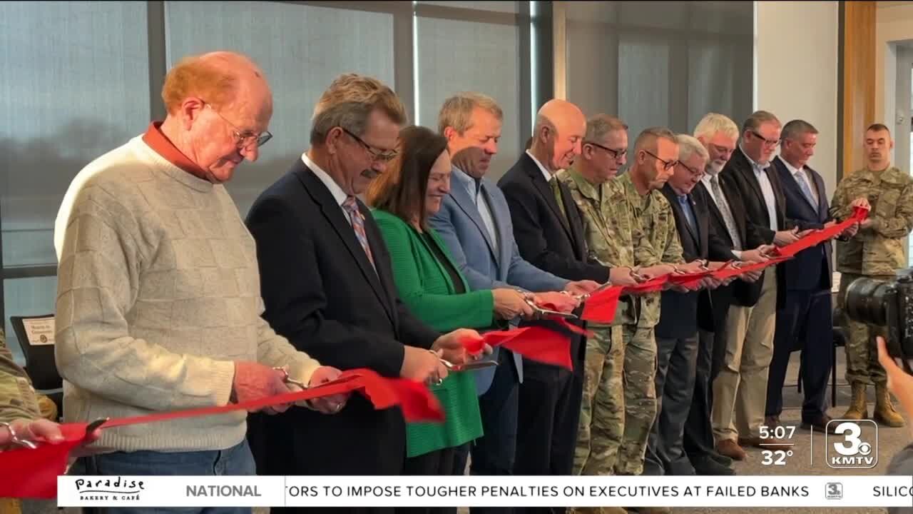 Ribbon cutting for new buildings at Camp Ashland held on Friday