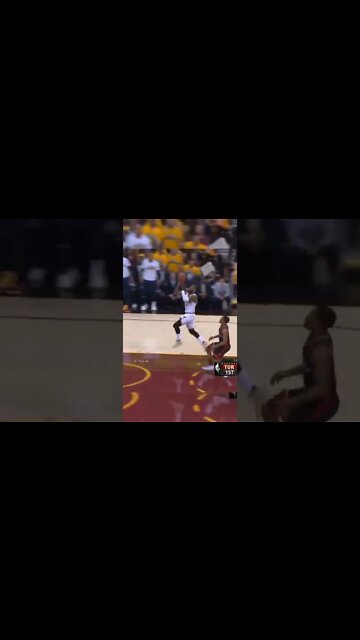 Lebron James alley oop DUNK