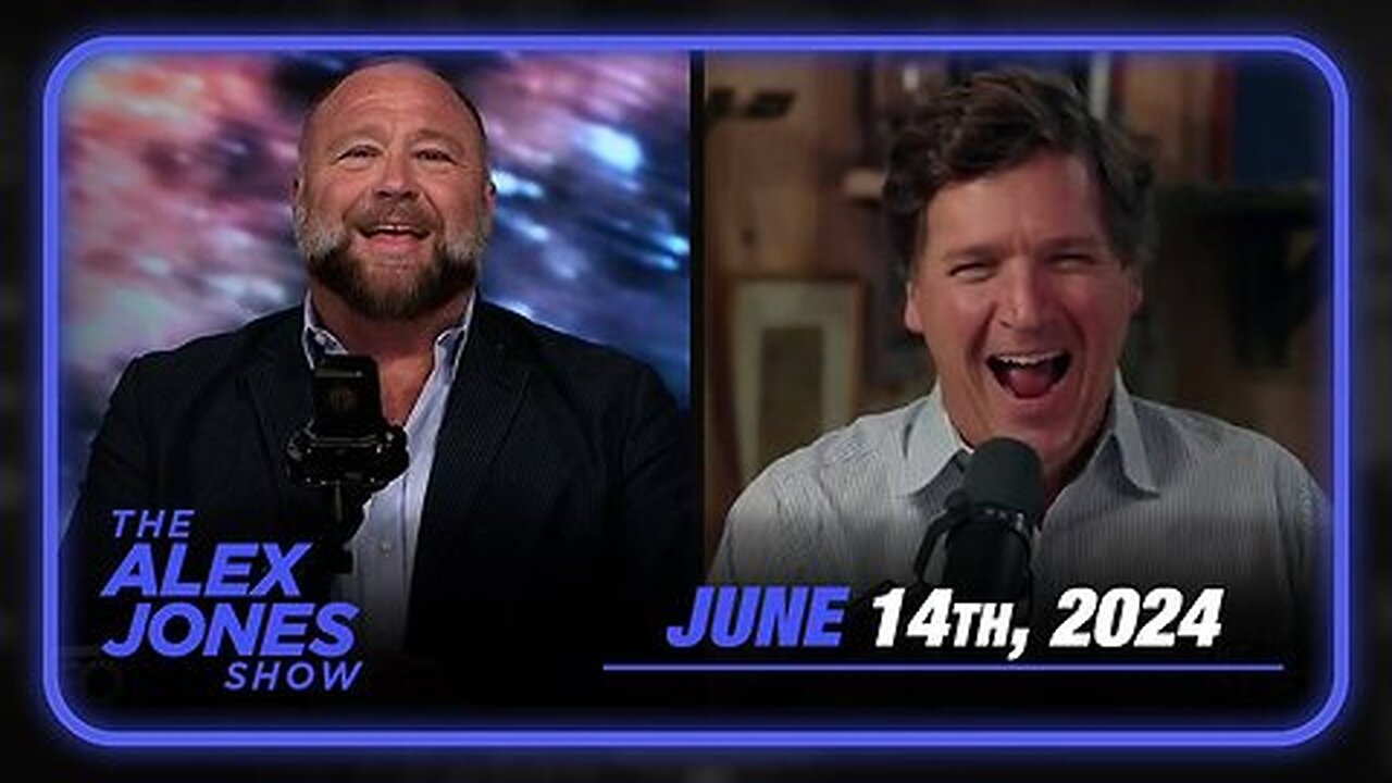 Tucker Carlson, Russell Brand Join Alex Jones! — FULL SHOW 6/14/24