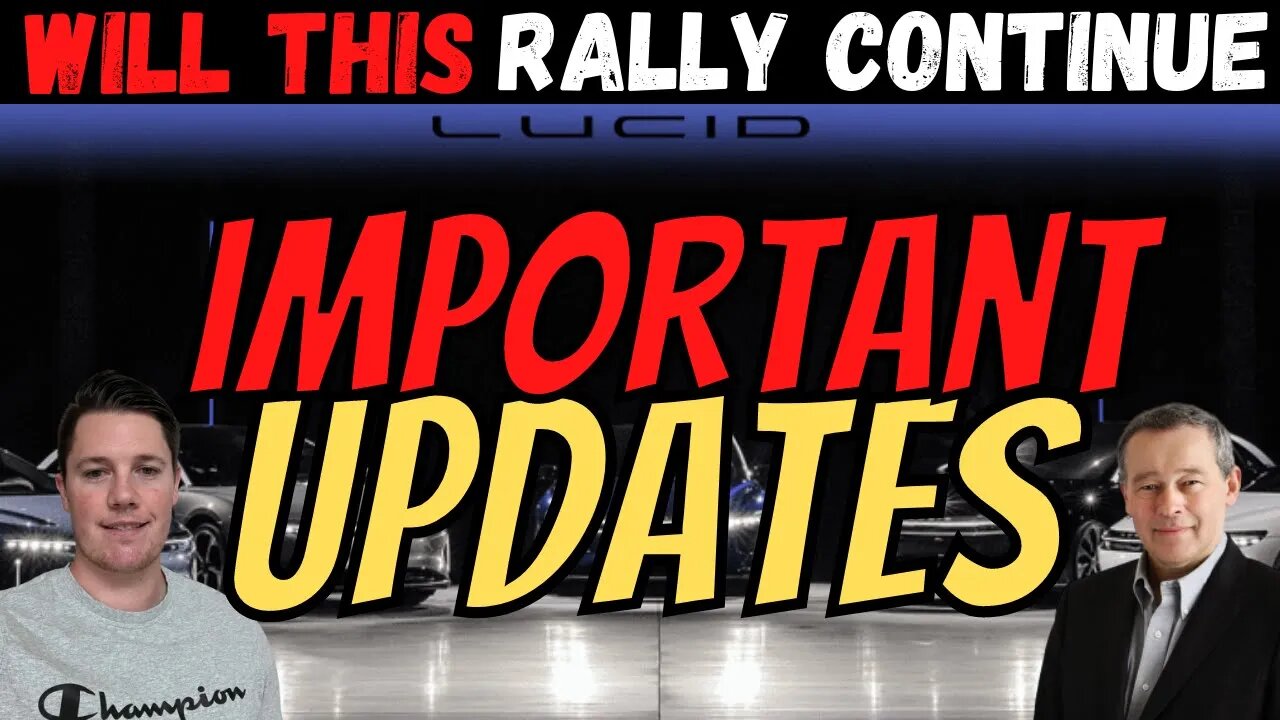 Important Lucid Updates │ What is NEXT for Lucid ⚠️ BIG $LCID Analyst Ratings