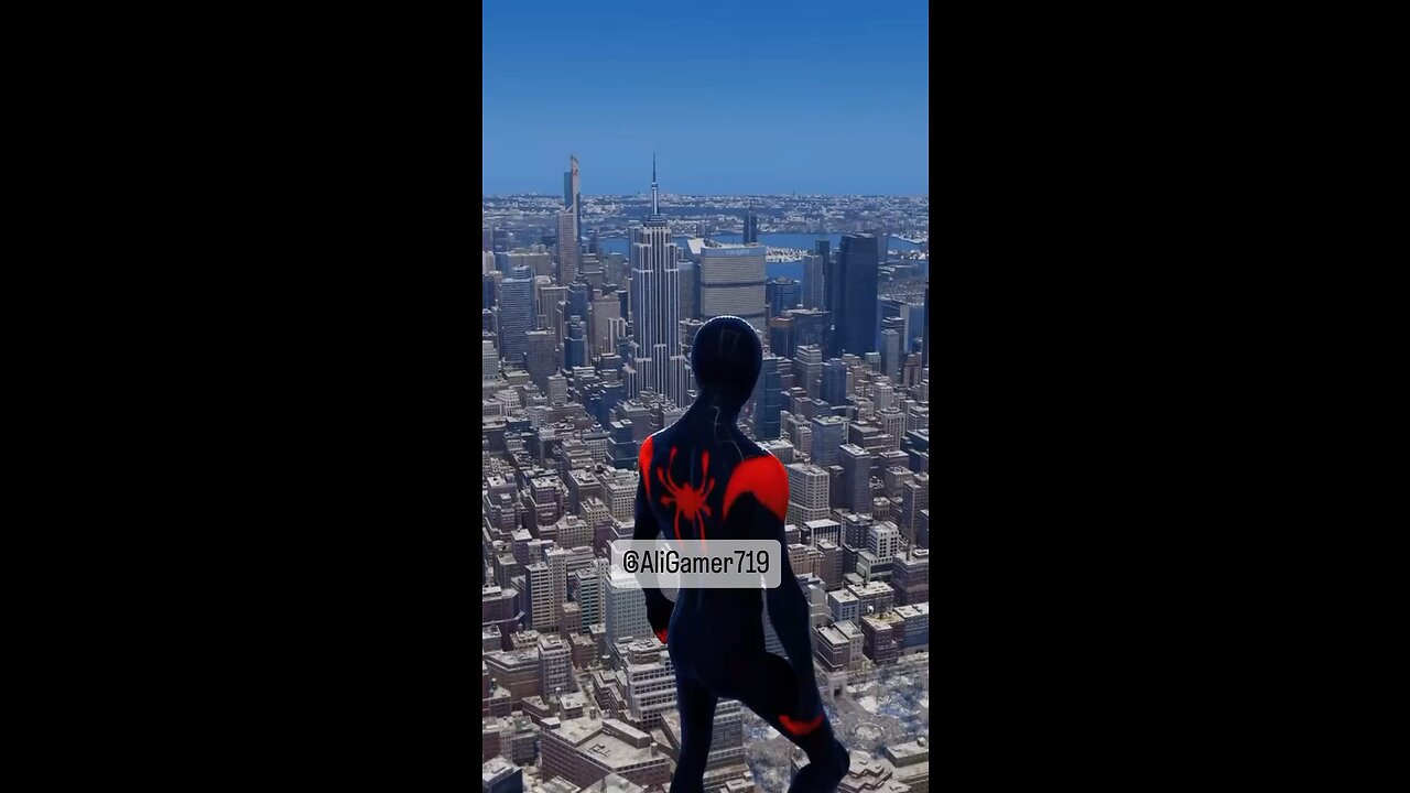 SpiderMan Miles Morales Free Swing.