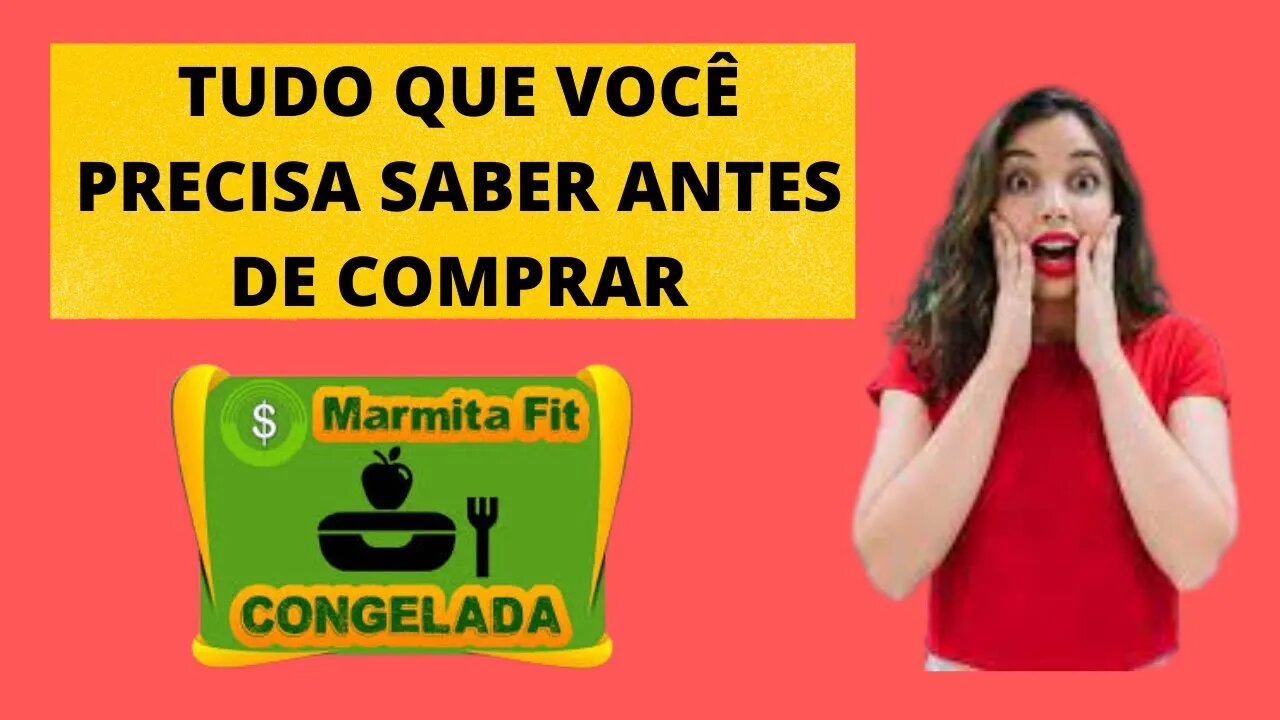 Marmita Fit Congelada -A VERDADE REVELADA - Curso Marmita Fit Congelada funciona? Marmita fit é bom?