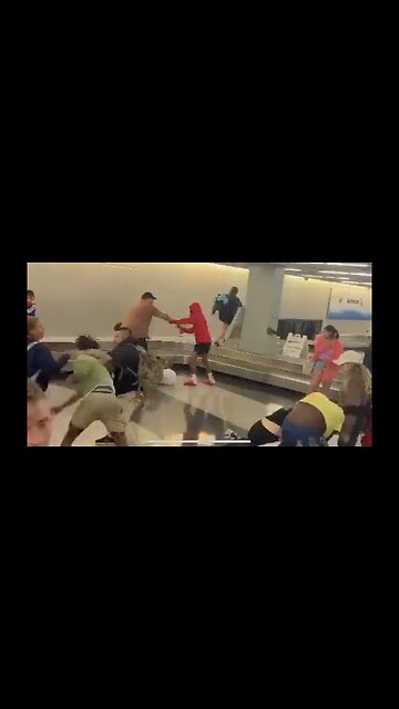 Impromptu Death Rugby Match at Chicago O’Hare Airport