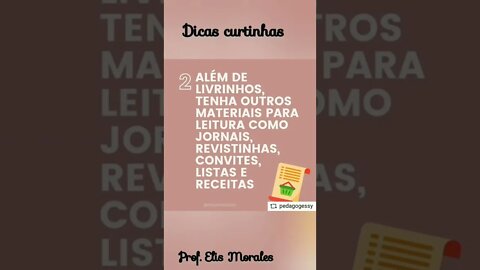 5 DICAS PARA TRANSFORMAR A SALA DE AULA EM UM AMBIENTE ALFABETIZADOR #shorts