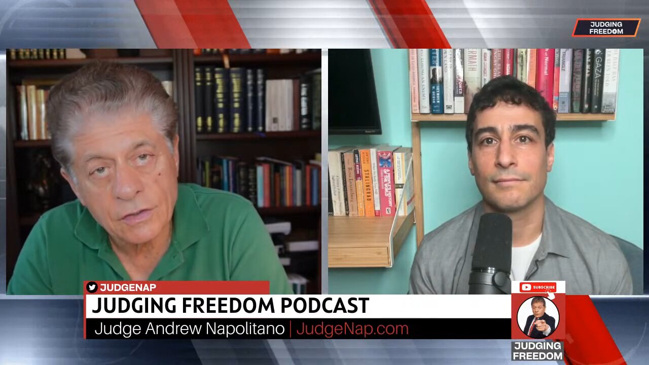 Judge Napolitano & Aaron Maté: Ukraine - Desperation leads to Escalation