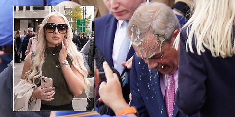 OnlyFans slag spared jail for milkshaking Nigel Farage. More 2-tier justice