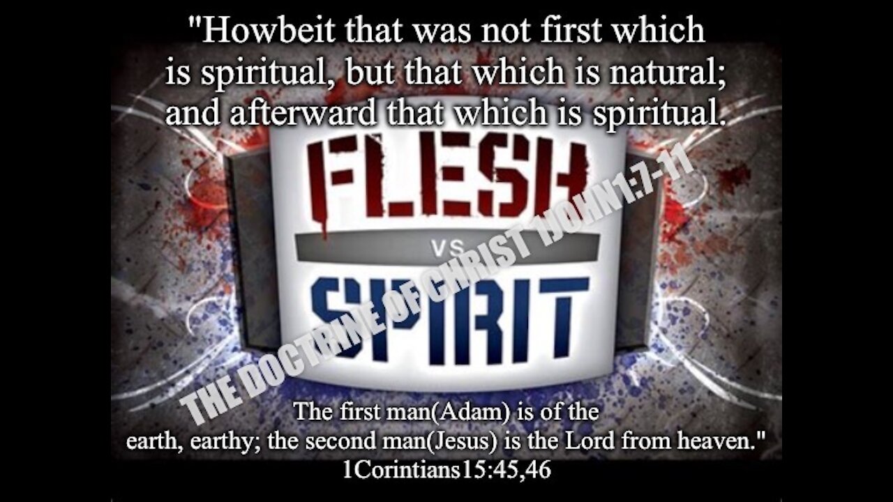 JESUS ACCORDING TO THE FLESH- ROM.1:3,4...