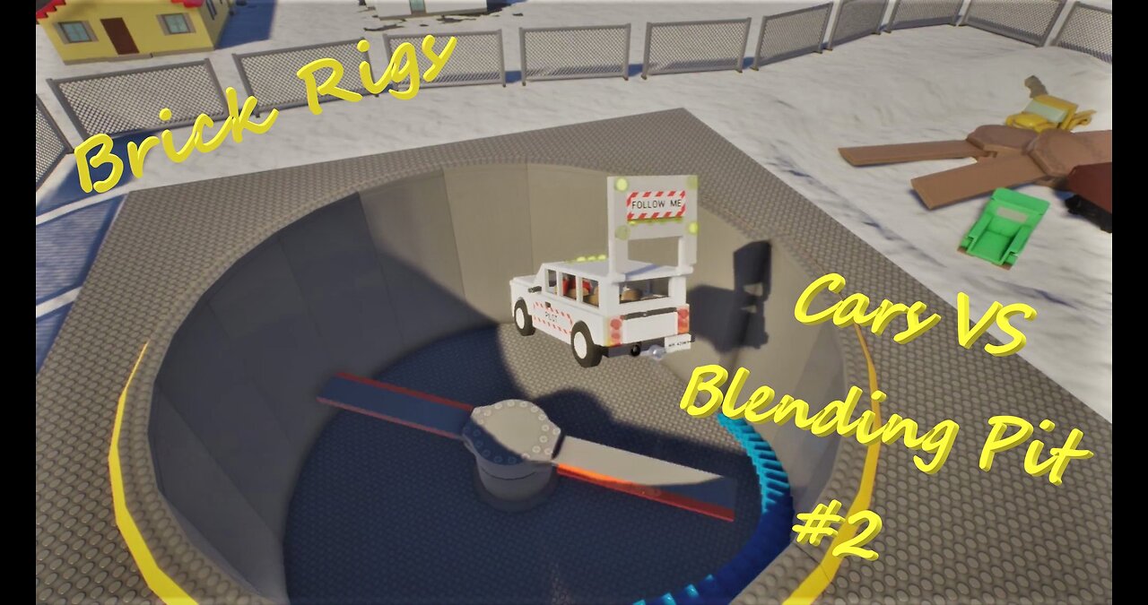 Brick Rigs - Cars vs Blending Pit #2