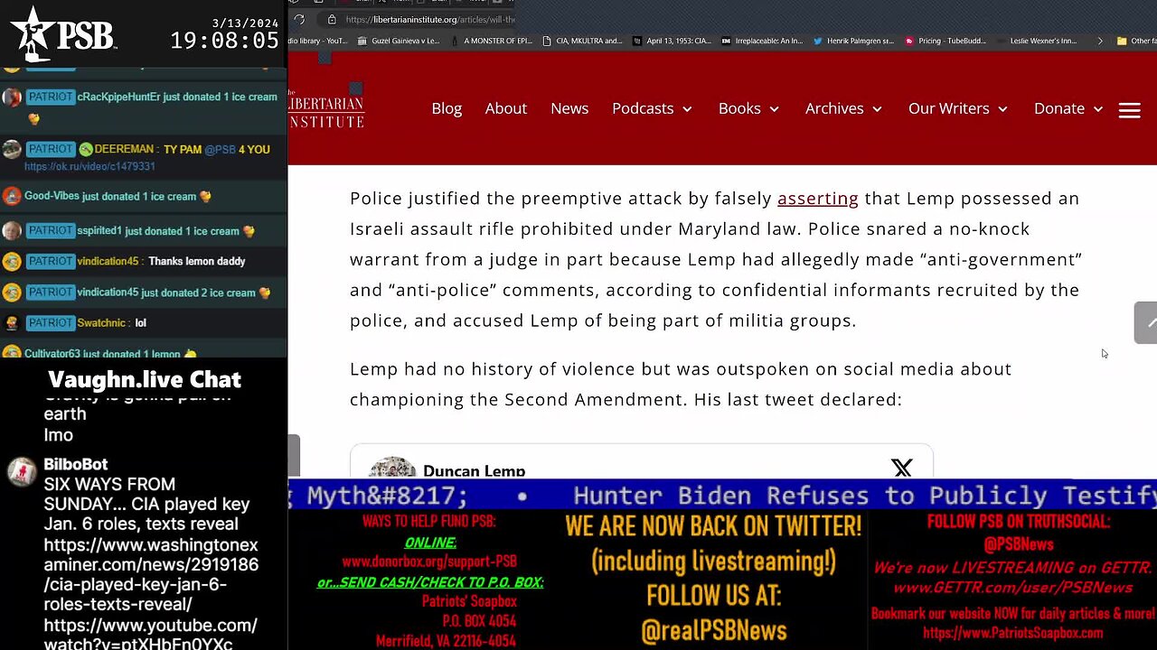 2024-03-13 19:00 EDT - Digging Deeper: with Raddix, and DrunkPiñata