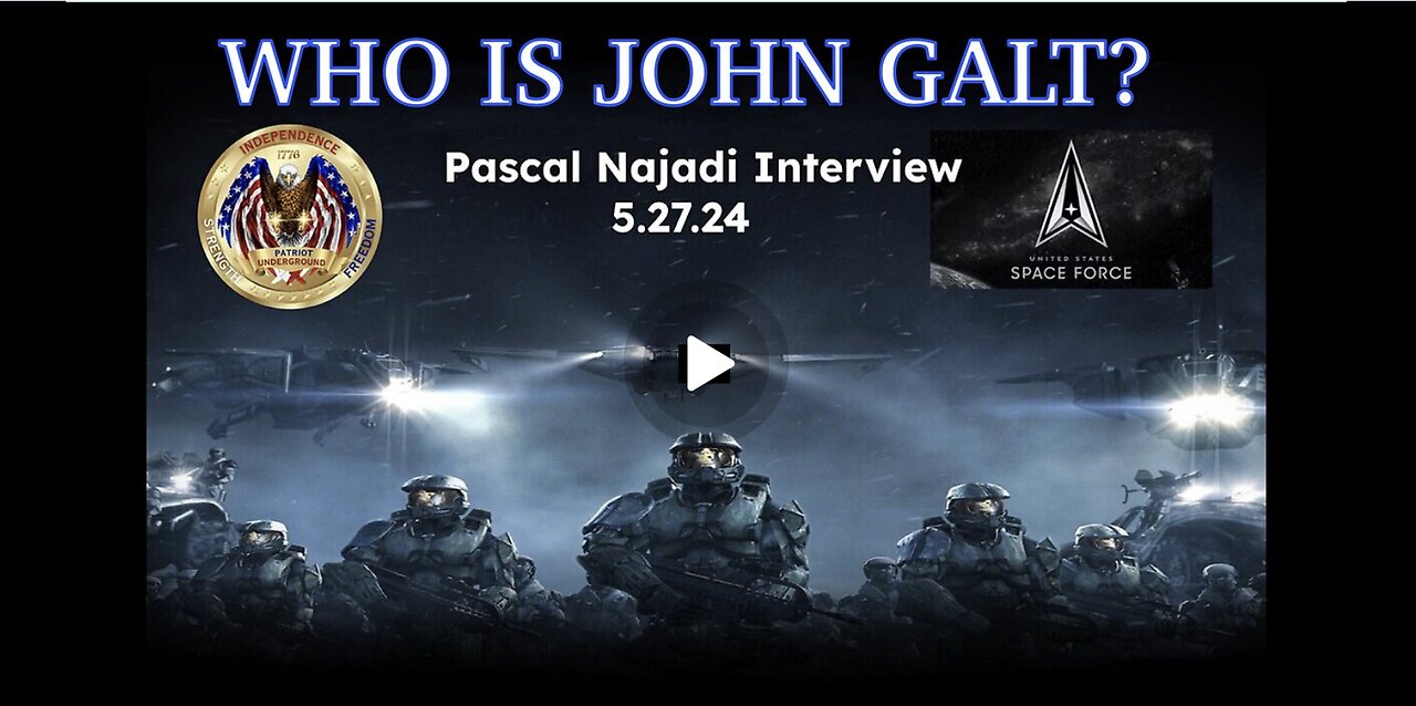 PATRIOT UNDERGROUND W/ Memorial Day MESSAGE FROM Pascal Najadi. TY JGANON, SGANON