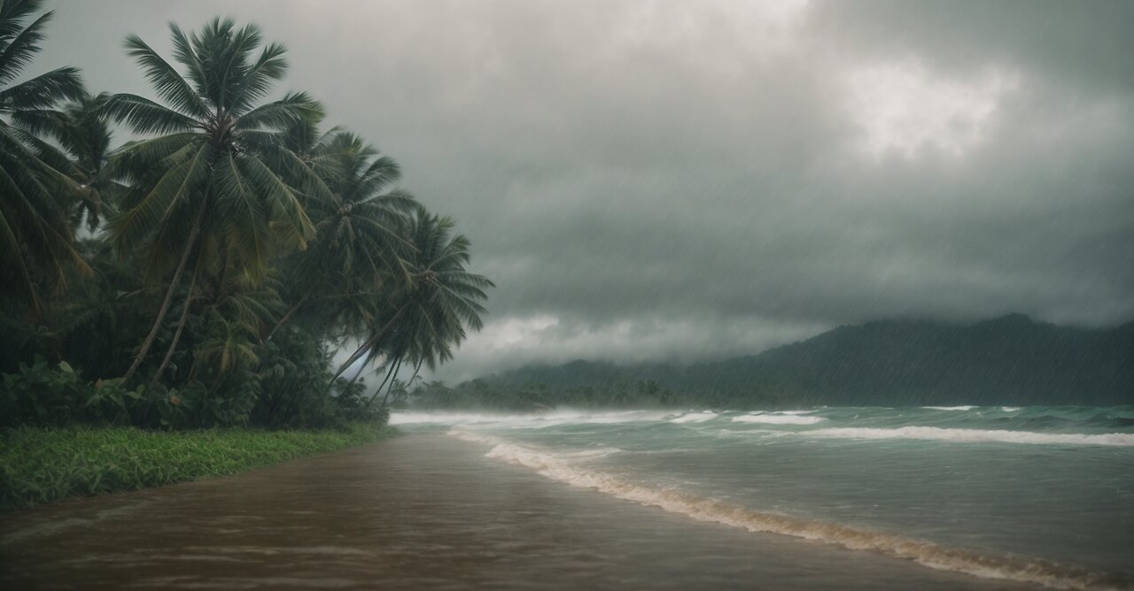 Strong winds and heavy rain