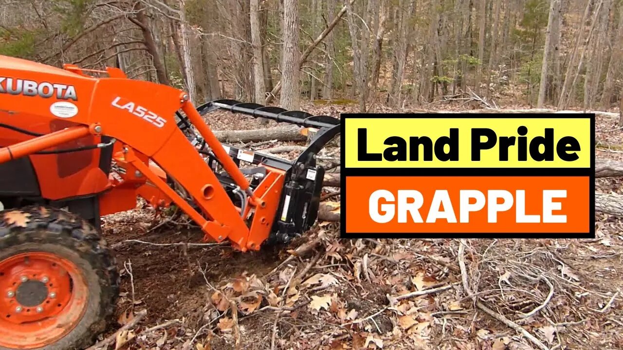 #112 First Time Using Land Pride Grapple SGC0660 - just clearing brush and dead wood