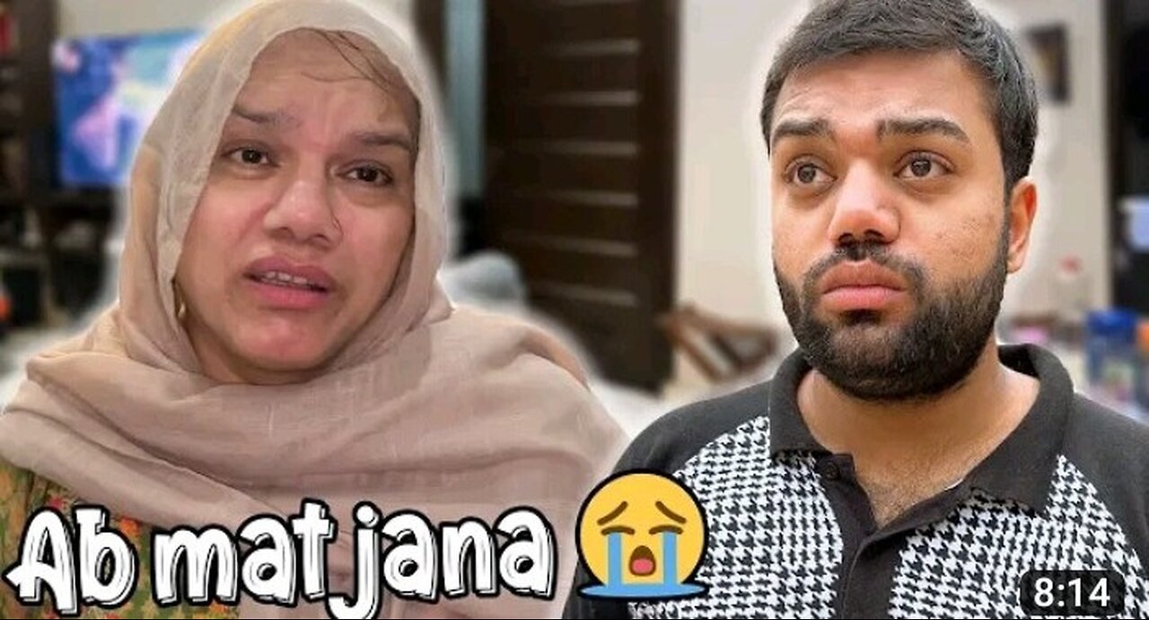Mama ne bola ab mujhe akela chor kar mata jana♥️😭