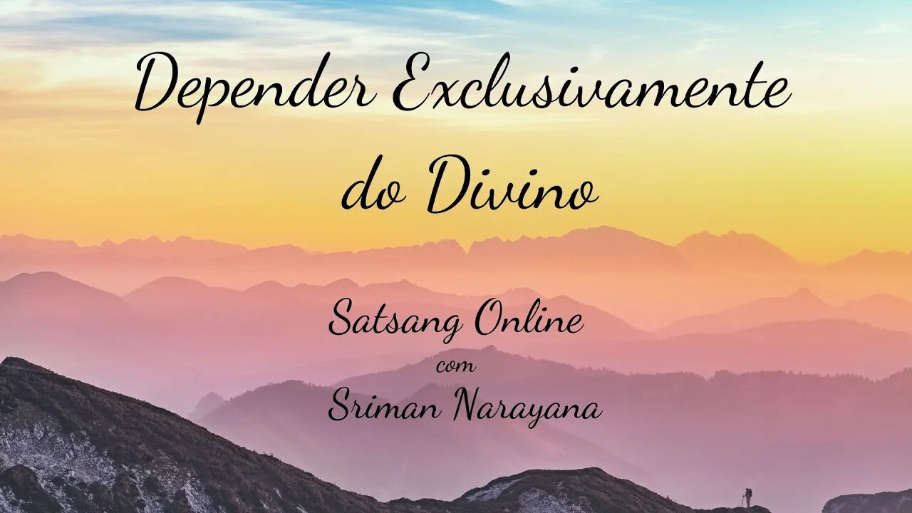 Depender Exclusivamente do Divino