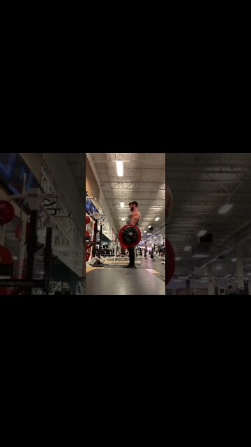 Pulling a heavy deadlift