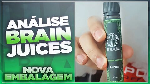 BRAIN VAPE | Nova embalagem! Provamos 3 sabores deliciosos! | REVIEW PTBR