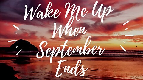 WAKE ME UP WHEN SEPTEMBER ENDS by Green Day (KARAOKE)