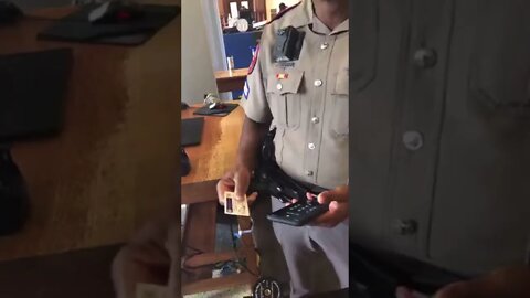 DPS officer tried to deny me access with a gun