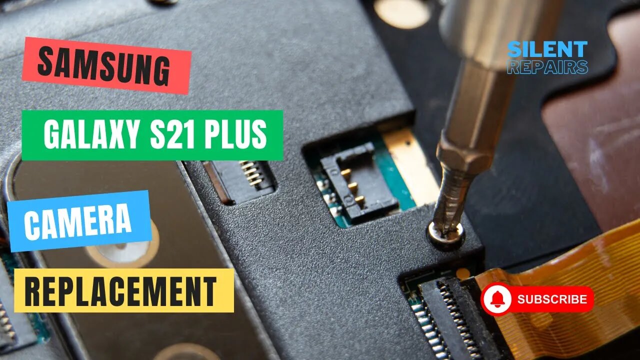 Samsung Galaxy S21 Plus | Camera repair | Main fotocamera replacement | Repair video