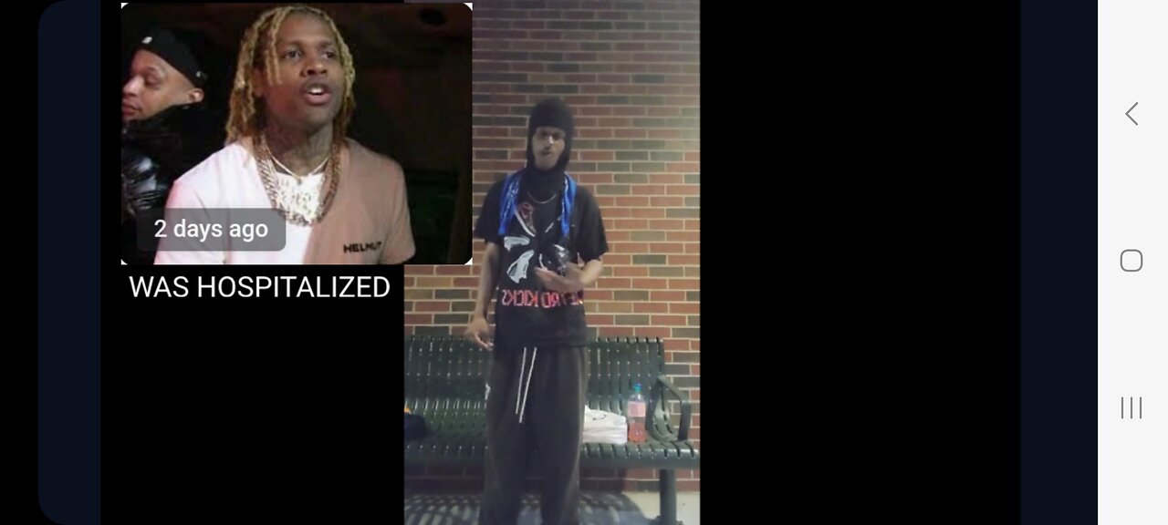 FOUND LIL DURN WAS HOSPITALIZED SAYS HE DEHYDRATION AN MOE BUT WE THINK ITS DIFF HES OUT THO💯