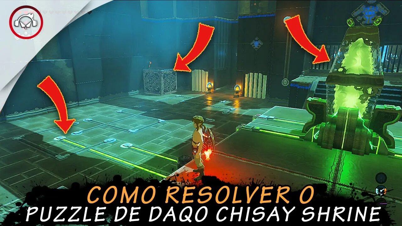 Zelda Breath of the Wild, Como resolver o puzzle de Daqo Chisay Shrine | super dica PT-BR