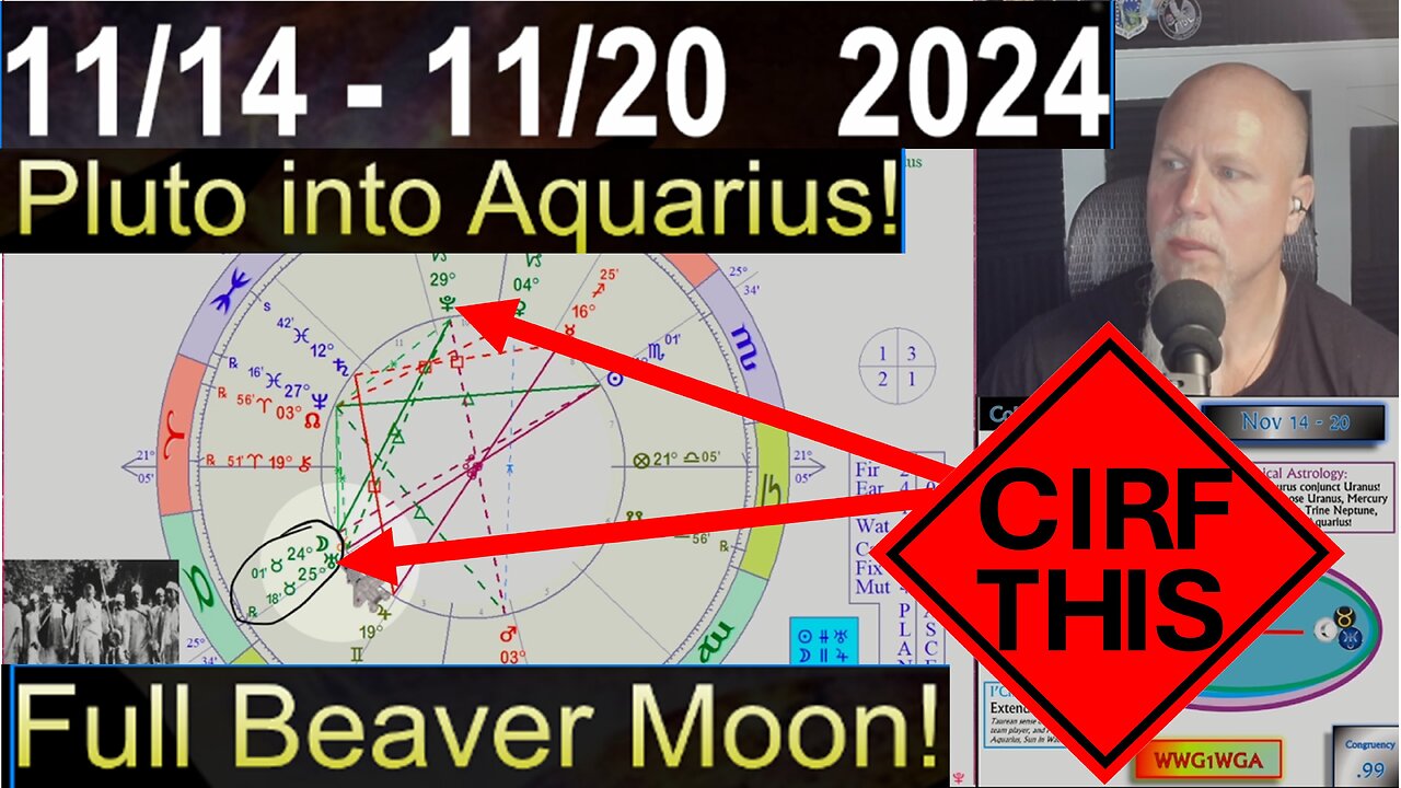 Full Beaver Moon and Pluto Enters Aquarius! CIRF #431: 11/14 - 11/20 2024