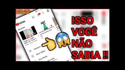 COMO VER o HISTÓRICO de VIDEOS do YOUTUBE. #youtube #tutorial