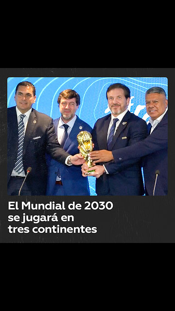 Confirman que el Mundial 2030 comenzará en Suramérica