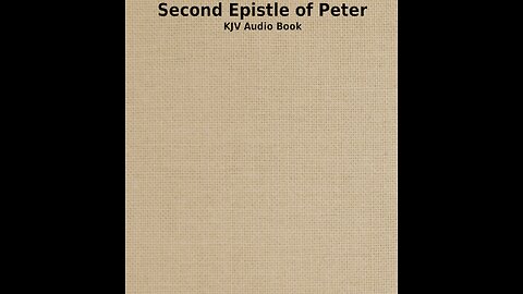 II Peter - Ch 3 - KJV