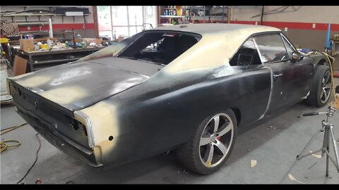 Don's 68 Charger body swap part 21