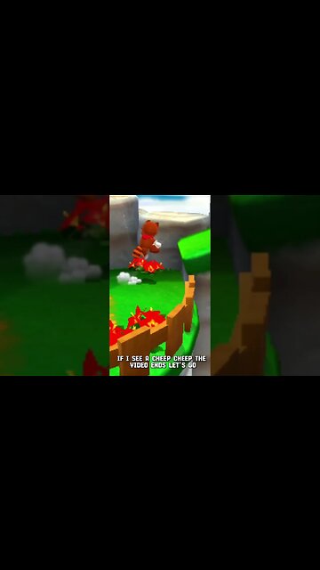 If I See Cheep Cheep The Video Ends #shorts #supermario #challenge