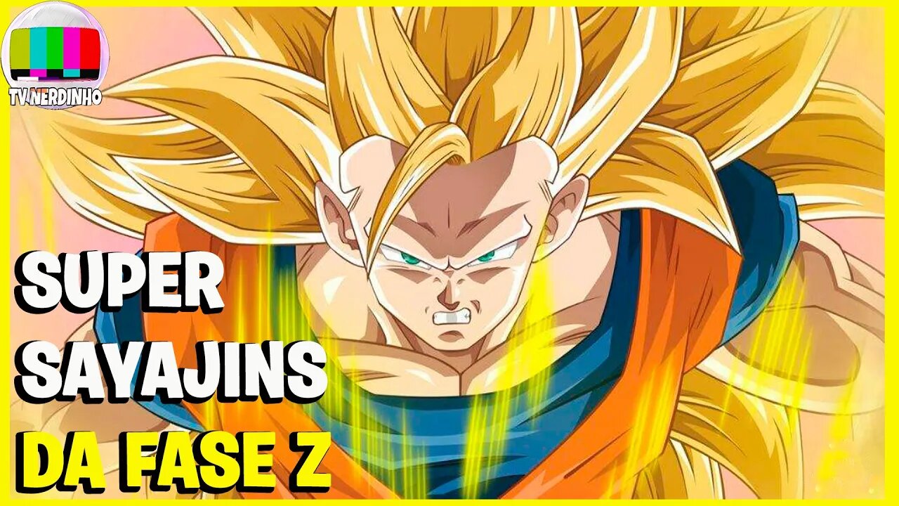 AS TRÊS TRANSFORMAÇÕES DE SUPER SAYAJIN MAIS PODEROZAS DE DRAGON BALL Z