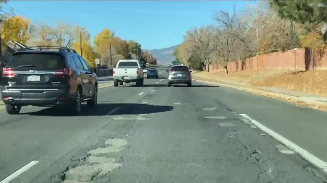 What's Driving You Crazy?: Unpaved, patchy pothole mess on 64th Avenue west of Ward Road