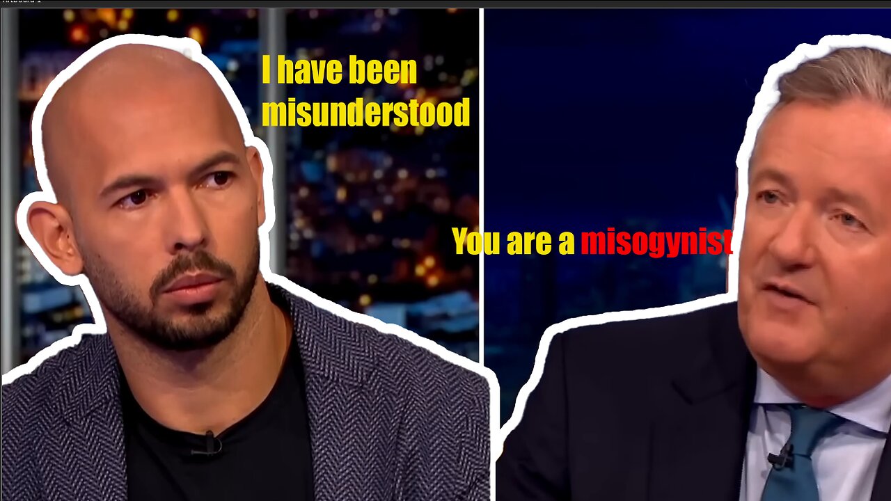 Andrew Tate says he has been misunderstood! | Piers Morgan, Andrew Tate