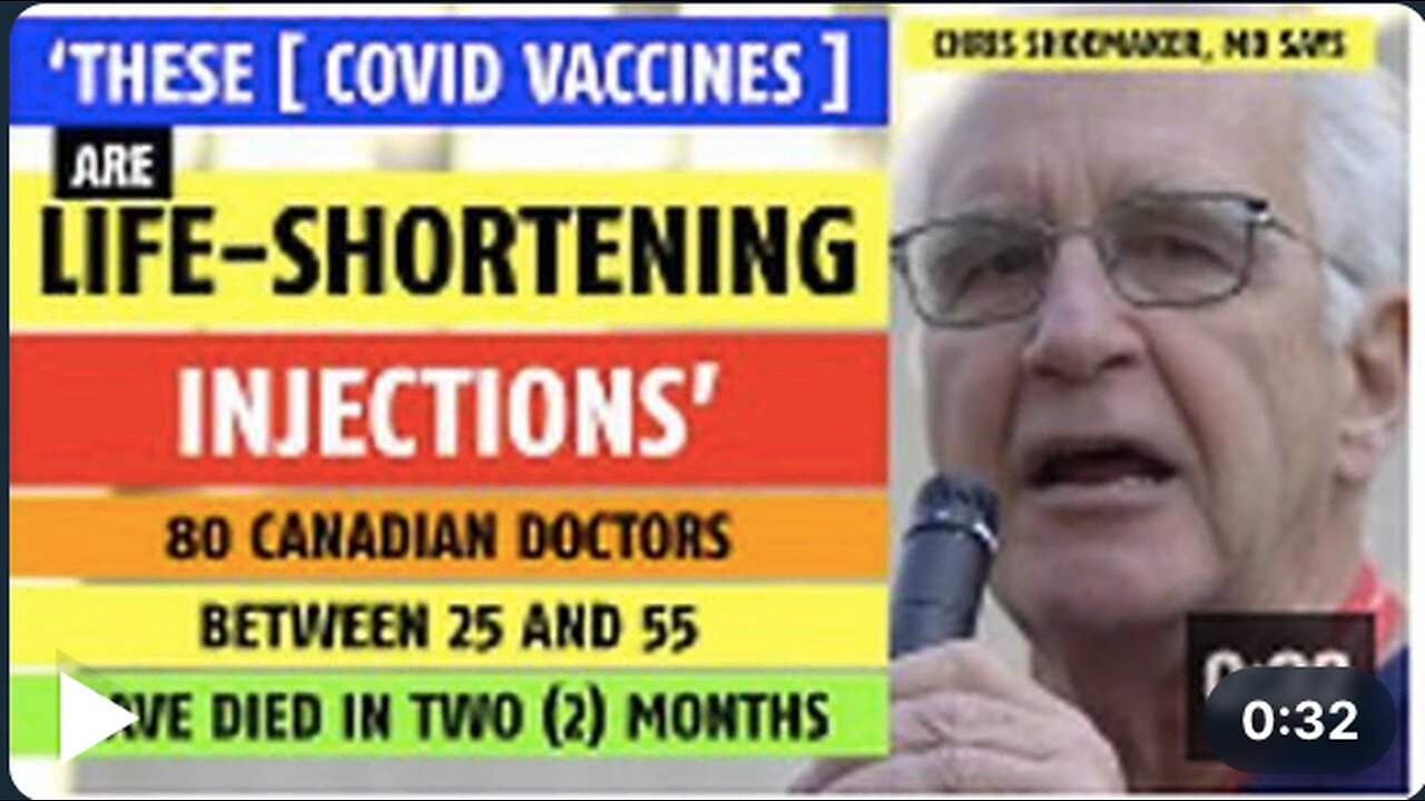 COVID vaccines are life-shortening injections, says Chris Shoemaker, MD