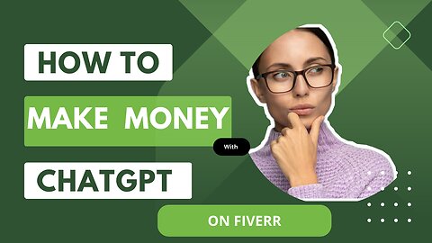 How to make money with chatgpt on fiverr #chatgpt #fiverr #makemoneyonline