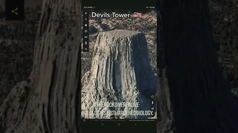 Devils tower, the rocks were alive