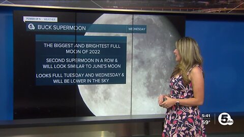 LOOK UP! Don't miss the 'Full Super Buck Moon' this week