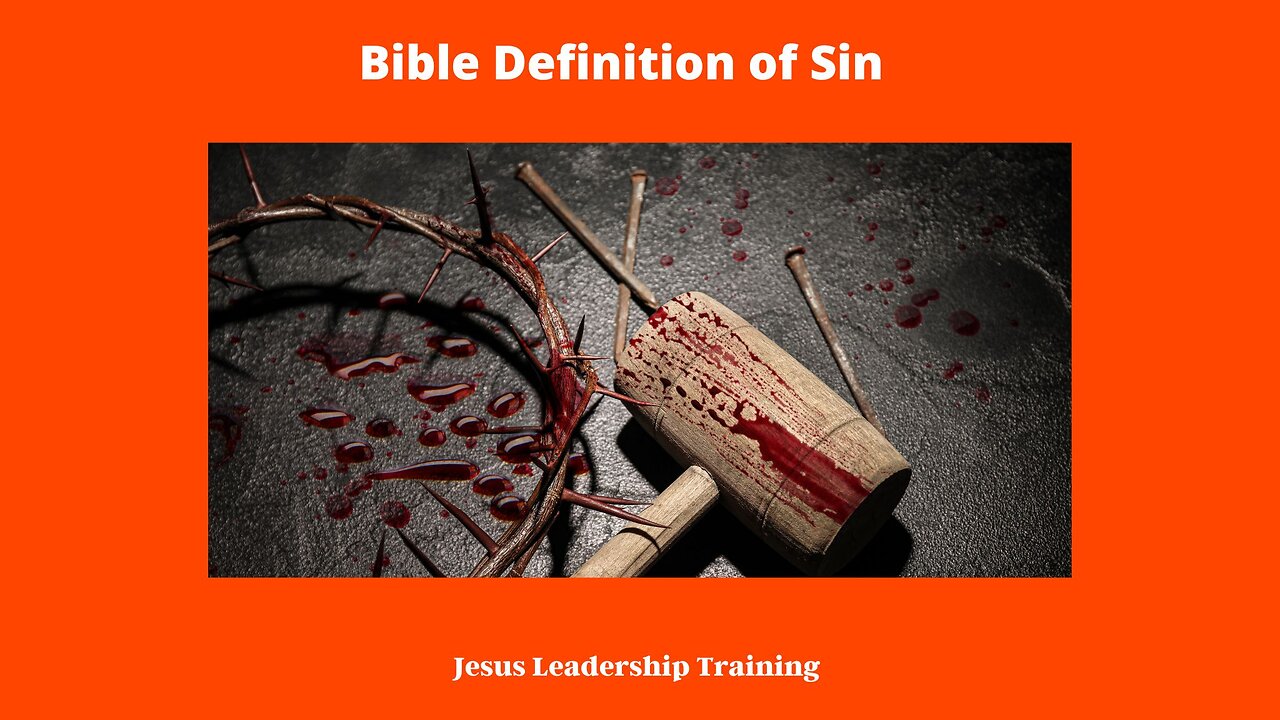 Bible Definition of Sin