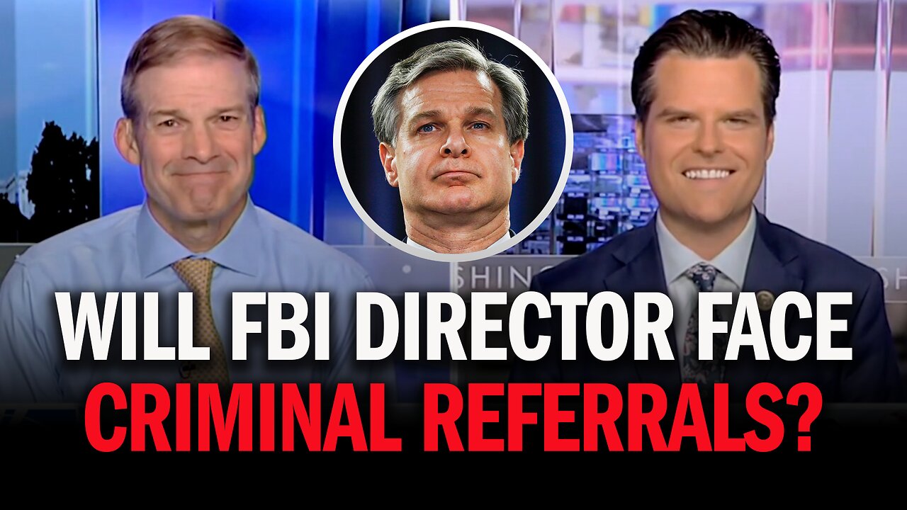 Will FBI Director Wray Face Criminal Referrals for Perjury? Gaetz & Jordan React on Hannity.