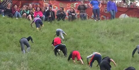 Cheese Rolling at Cooper's Hill, Gloucestershire