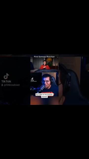 First Samson Reaction. He got me good with A quick word #shorts #samson #reaction