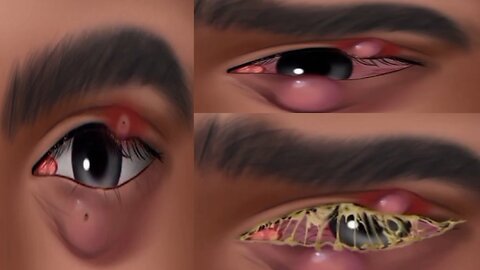 ASMR Eye Treatment Removal Animation