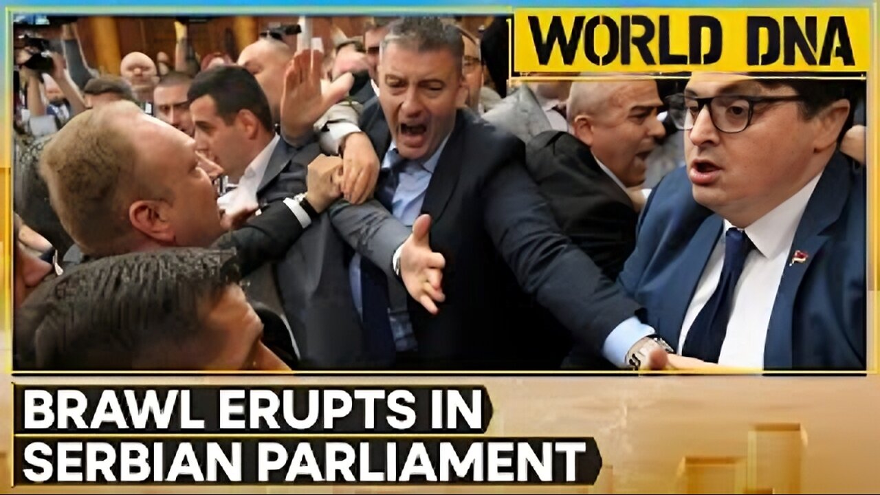 Serbia: Fists Fly As Massive Brawl Erupts In Parliament Over Roof Collapse |