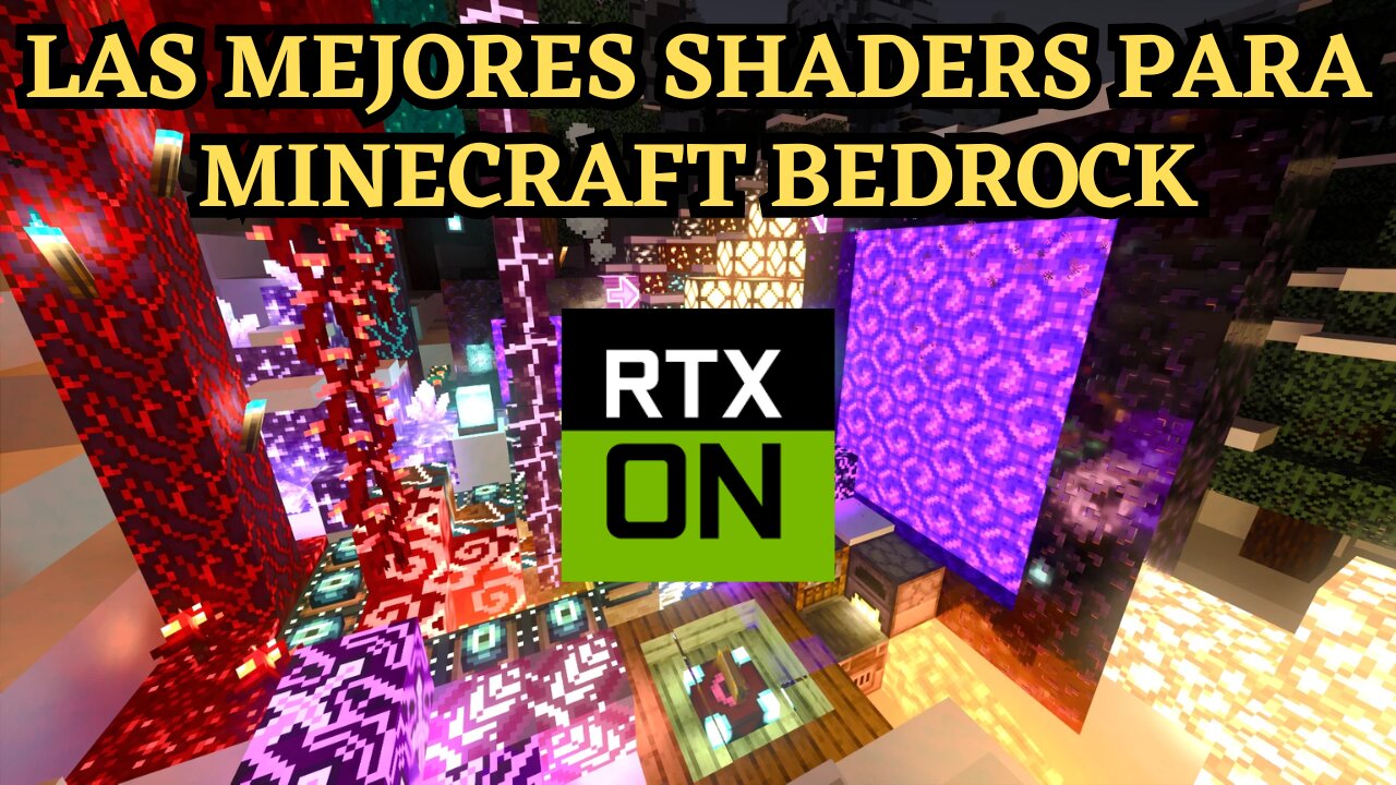 LAS MEJORES SHADERS PARA MINECRAFT BEDROCK