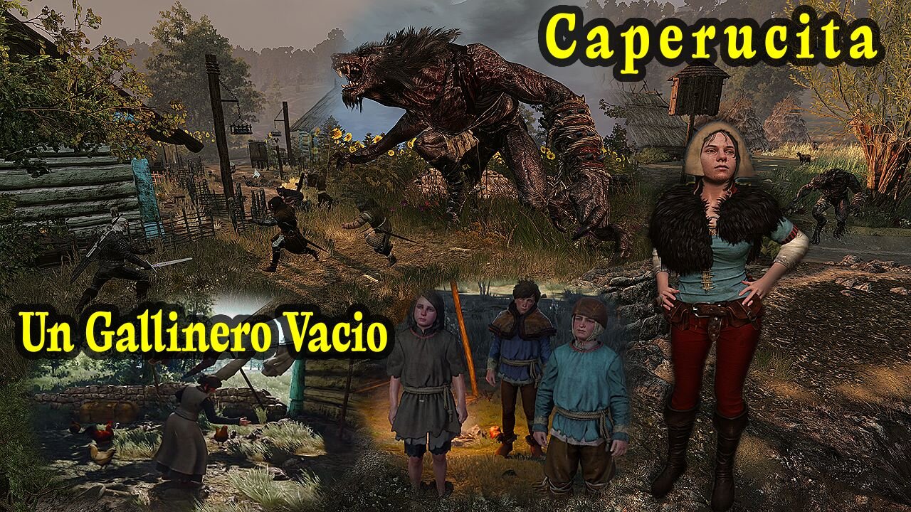 The Witcher 3 Wild Hunt ~ Mision Alterna # 29 ~ Un Gallinero Vacio + Caperucita
