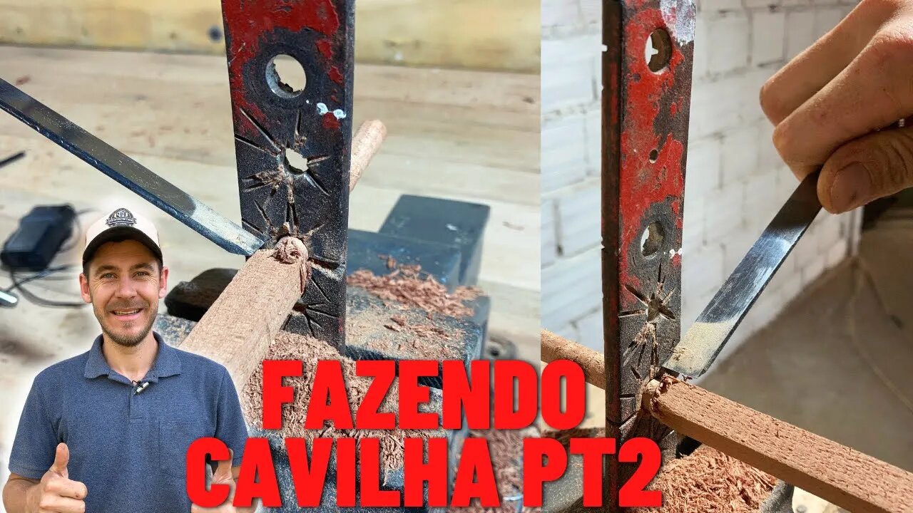 Como Fazer Cavilha Parte 2. Agora Ficou MUITO mais FÁCIL. |WOODWORKING