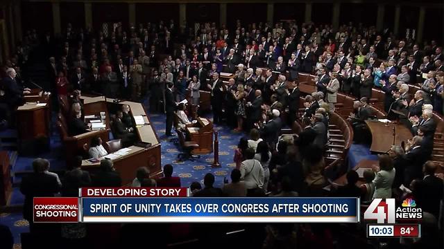 Spirit of unity takes over Congress after shooting